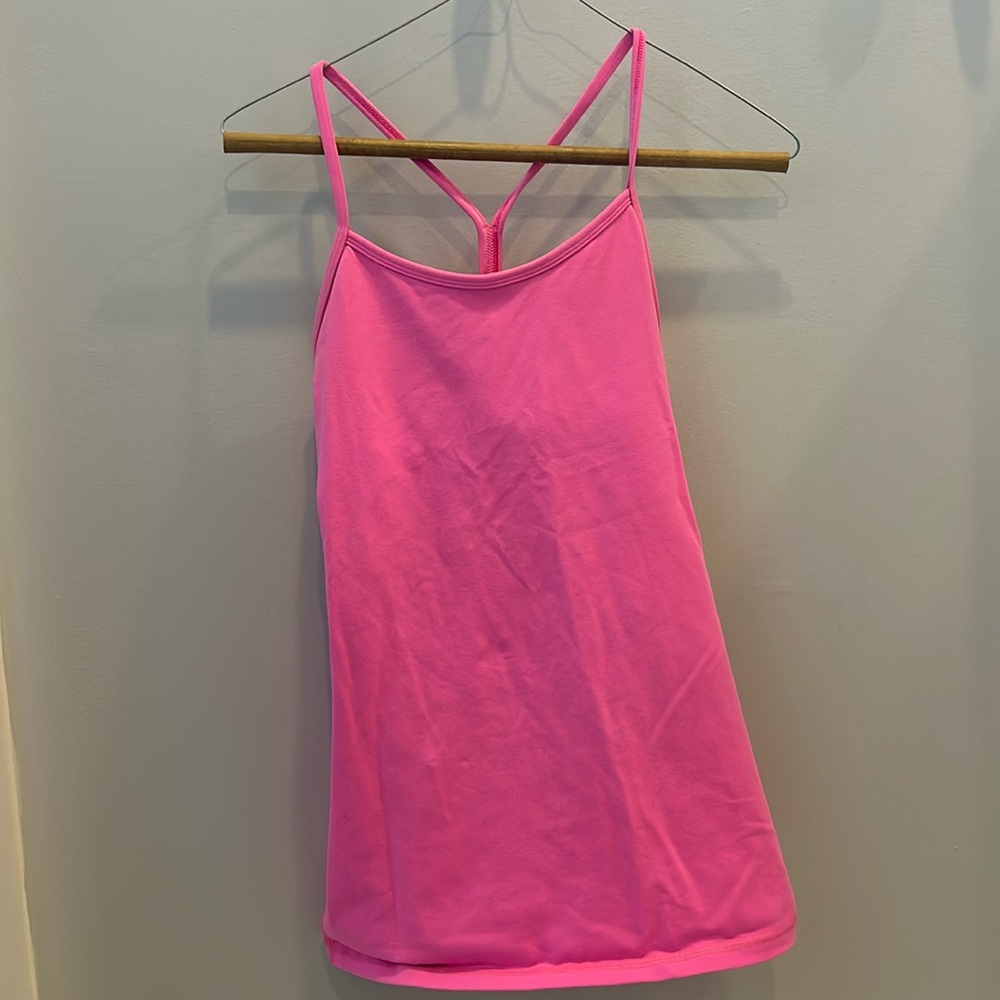 Lululemon pink racerback tank